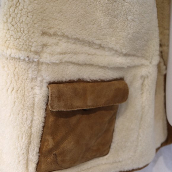 Polo Ralph Lauren NWT Shearling Lined Leather Car Coat Brown XXL - Picture 11 of 16